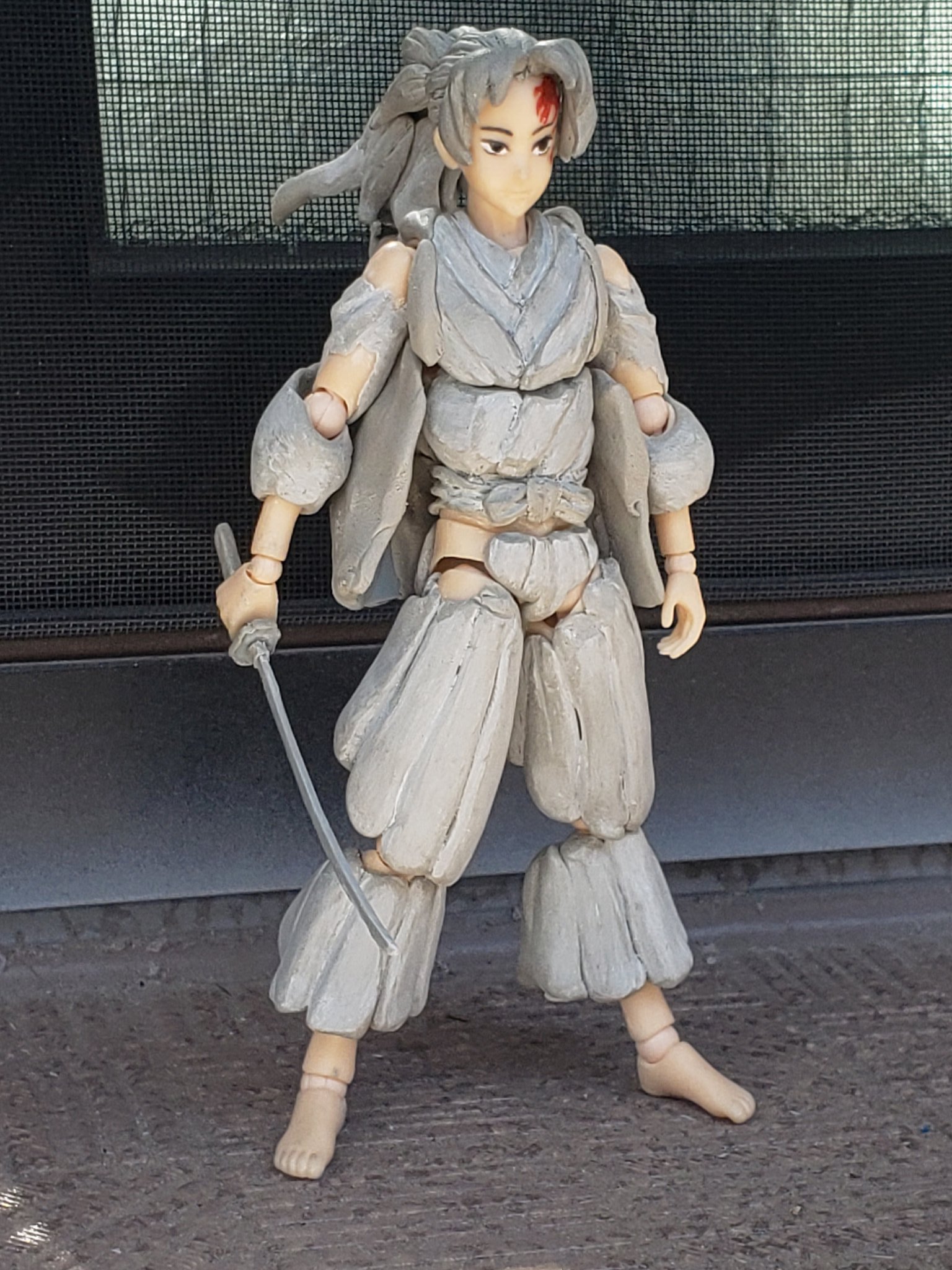 しゅぴーげる 素材くんを使って縁壱さんの可動フィギュアを作ってる 全体像は出来上がってきた 鬼滅の刃 縁壱 素材くん T Co Ymzfa9je3j Twitter
