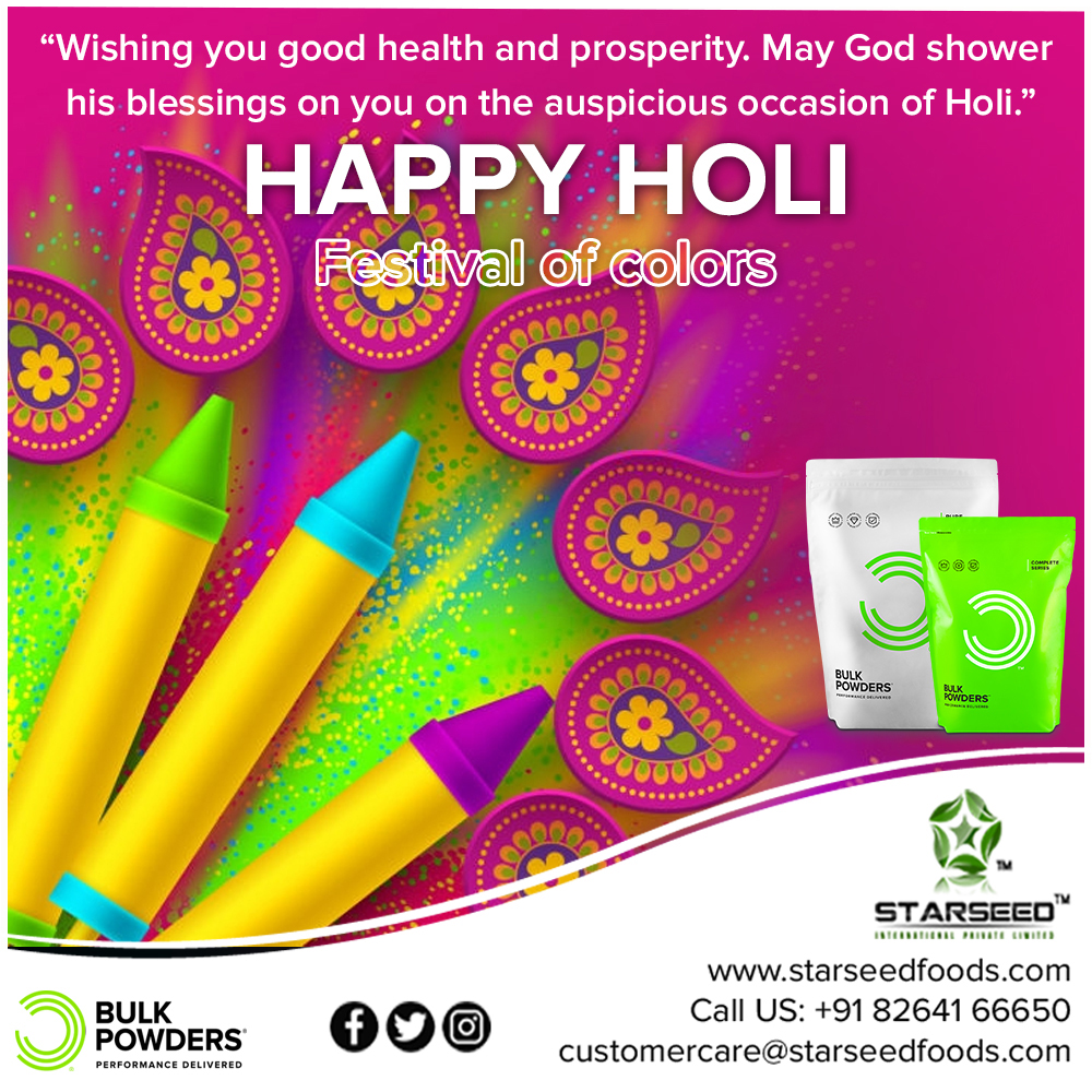 StarSeedFoods's tweet photo. #HappyHoli
May this festival of colors fill colors in your life. To every shade of you, we wish happy and colorful holi!
@StarSeedFoods https://t.co/SORbjRa73N