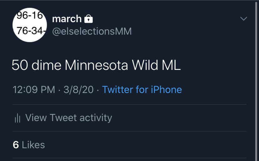 Bestgamblr's tweet photo. WILD 💰💰💰💰💰💰💰
2-0 ON MAX PLAYS TODAY 

50 dime plays move to 21-8 

NHL 5u Plays move to 7-1 
NHL this year 21-11

DM FOR MARCH MADNESS PROMO
 
Only 2 losing weeks this year 
9 of 11 winning months in 2019 https://t.co/b5W4w2YbNj