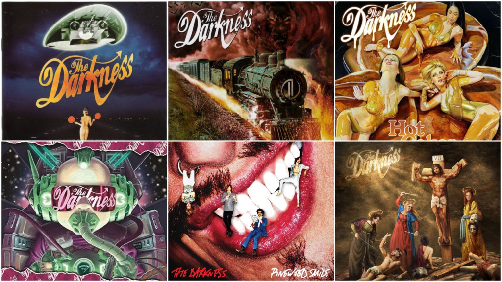 2loud2oldmusic's tweet photo. The Darkness - The Albums Ranked Worst to First
@thedarkness #TheDarkness #AlbumsRanked #PermissionToLand #EasterIsCancelled #OneWayTicketToHellAndBack #LastOfOurKind #PinewoodSmile #HotCakes https://t.co/KktW0YvI2M https://t.co/hlf8k1TiGr