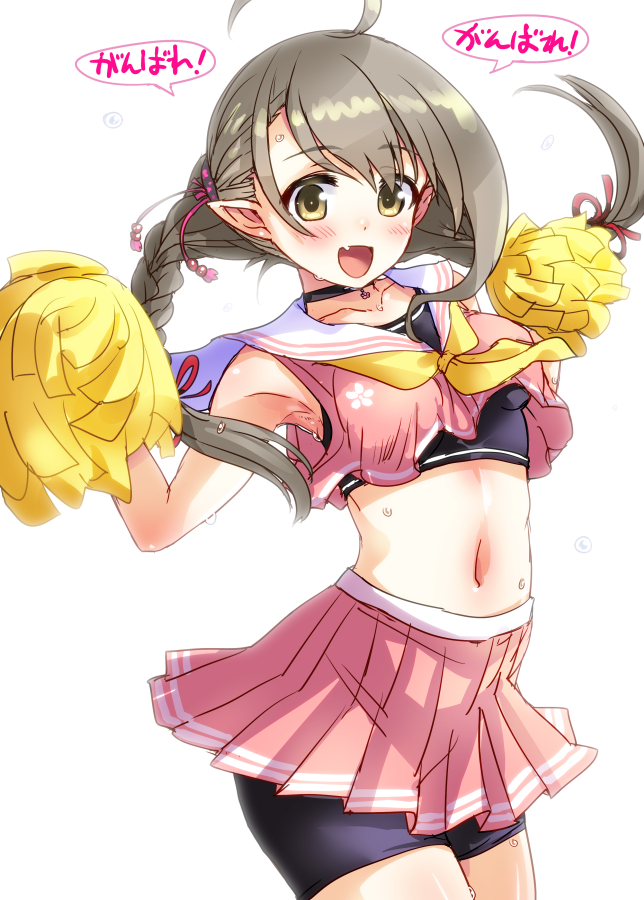 「チア栞桜 #さくらのしおり 」|広輪凪のイラスト