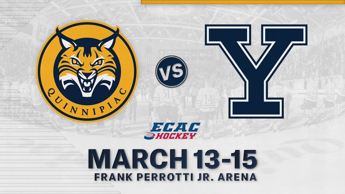It's official! The Battle of Whitney Ave. will continue next weekend as we'll host Yale in the ECAC Hockey Quarterfinals! Get your tickets today! #BobcatNation

🎟: loom.ly/5ZcPjII