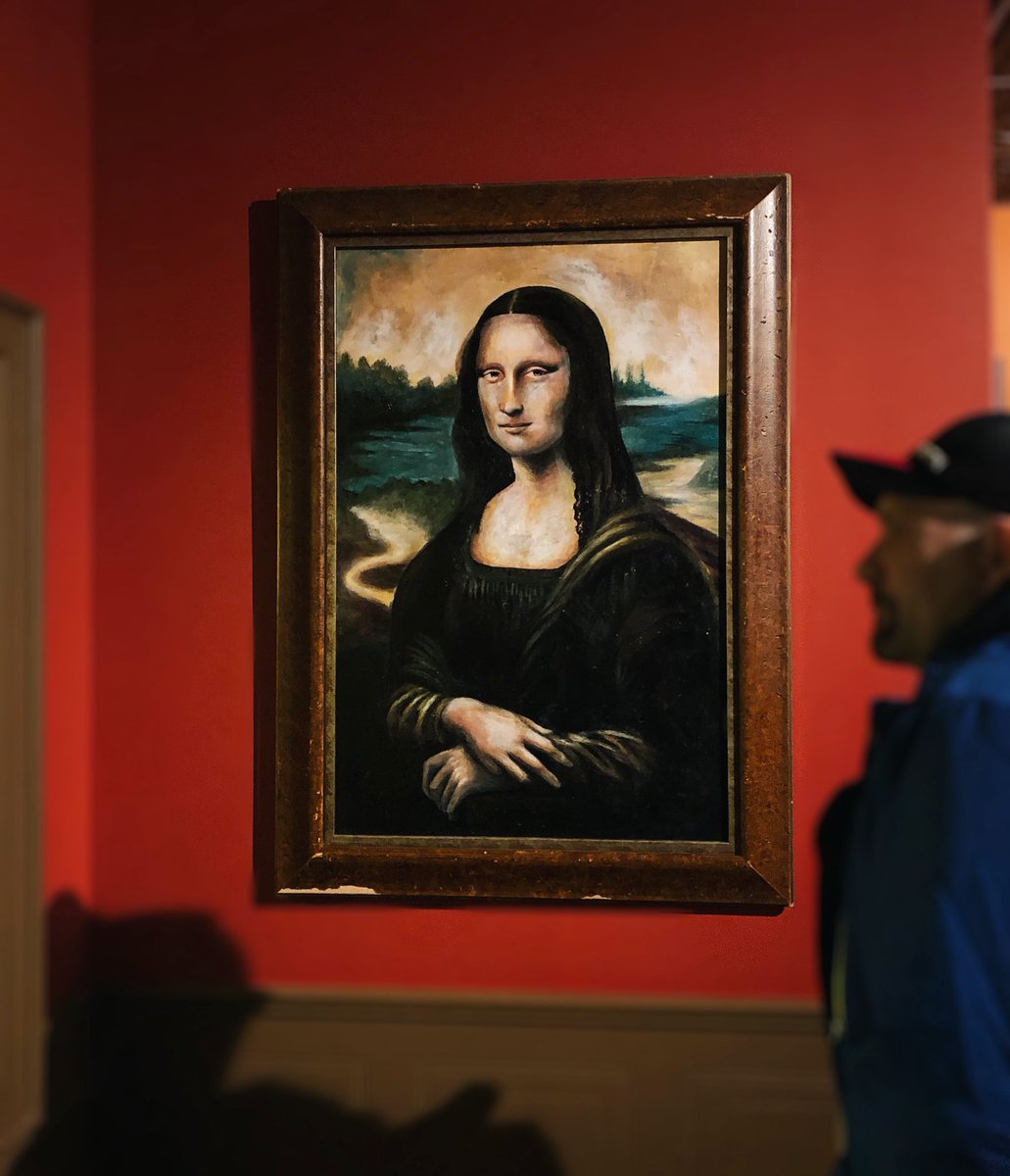 RipleysNiagara's tweet photo. Believe It or Not, this isn’t really the Mona Lisa! No, we haven’t stolen anything from The Louvre, either, this recreation of  Leonardo da Vinci’s famous, Mona Lisa, is made entirely out of nail polish! Now THAT’S something you can believe! 🎨 https://t.co/TX463yDdSC