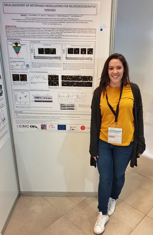 DRIVEAutophagy's tweet photo. Our ESR Ines Maestro presenting her poster @SEFAGIA 2020 Congress https://t.co/m4dsX0f8Tb