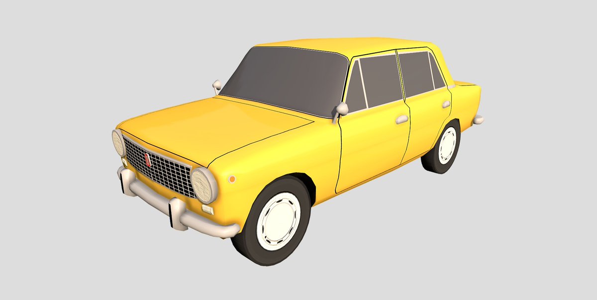 CrMonroe4's tweet photo. Soviet national car VAZ-2101
#3dmodeling #SovietUnion #Car #CitiesSkylines https://t.co/blunKvGMXt