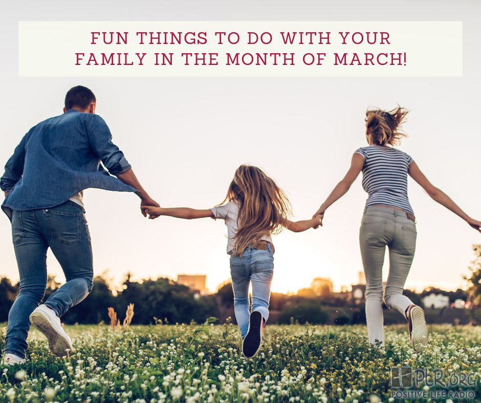 plradio's tweet photo. Celebrate the month of March some wholesome, fun family activities! Click the link below to get some ideas!
https://t.co/CIchu7Cgxf
#positiveliferadio https://t.co/lsffkrHnYw