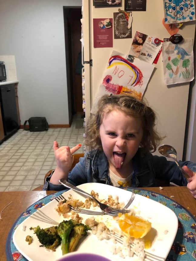 _Papa_Joe_'s tweet image. I showed my granddaughter some @kiss videos and let her look at one of my tour books tonight. Her dad says The Beatles are the best band ever, but after letting her watch some videos and look at the book, she&apos;s converted. 100% all in on KISS now. #PapaPower