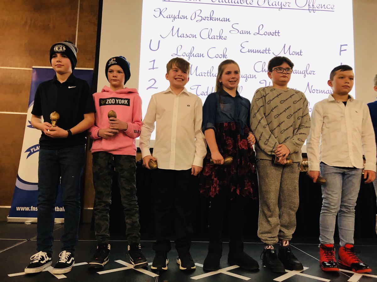 FootballNS's tweet photo. Congratulations to the 2020 #MYFFL Flag - U12 #Peewee MVP Offence Player Award recipients:
Kayden Berkman
Mason Clarke
Loghan Cook
Martha Dougan
Teddy Fall
Rowan Goguen
Justice Johnson
Sam Lovett
Emmett Mont
Chace Naugler
Harrison Norman
Luke Power
Logan Watts https://t.co/BETpk1MSx1
