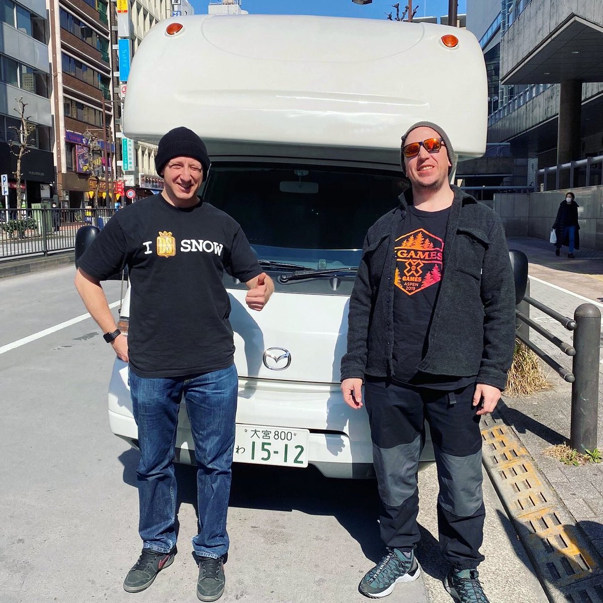 CAMPINCAR's tweet photo. 【池袋ステーション基地】

当社初となるロシアからのお客様。

妙高高原や白馬に、
スキースノボ三昧だったようです。

快適だったし、
渡航先でも日本人は優しいね。
と大満足。

【CAMP IN CAR】
https://t.co/IKvfZIapDu

【CAMP IN CAR】<English>
https://t.co/m8chvP8Fj3

#妙高高原 #白馬 https://t.co/zOzpIZHQVs