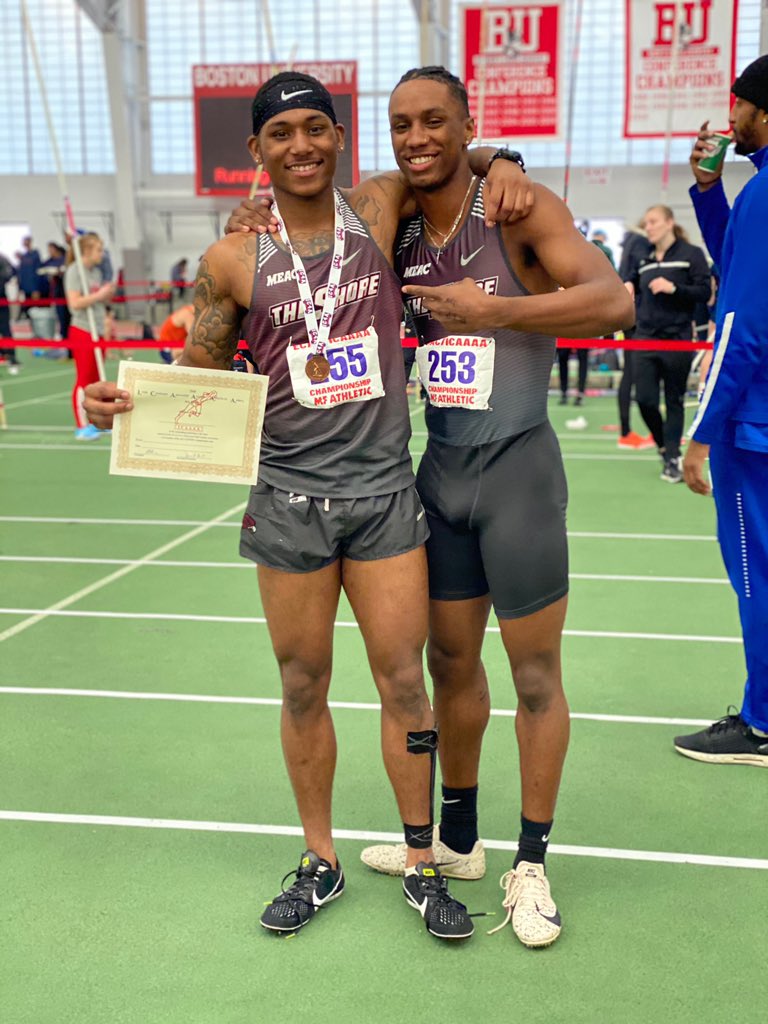 UMESHawkTFXC's tweet photo. We would like to congratulate the Maryland Eastern Shore indoor track &amp; field team for their performance at the ECAC/IC4A Track &amp; Field Championship yesterday! #HawkPride https://t.co/kscWqEVnxZ