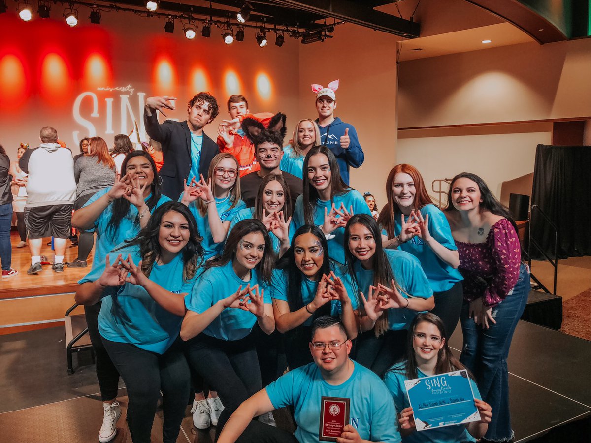 • S • I • N • G • 
If you haven’t heard yet, Alpha Sigma Nu placed 3rd overall &amp; were the only Greeks to place!Congratulations everyone, we are so proud! We also want to congratulate all the other acts on a job well done &amp; @wtsage for winning 1st place! 🐷🐷🐷🐺
