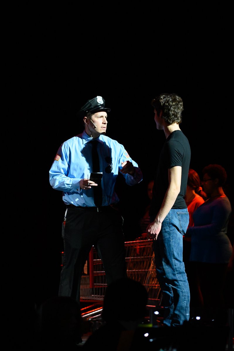 FBayerPhoto's tweet photo. There will be no dancing at the Hauppauge High School. @PrincipalCCook.. Kudos to Principal Cook for being in a scene with the cast of Footloose.  @haupdramaclub @HPS_Eagles https://t.co/vtQeV9eGtN