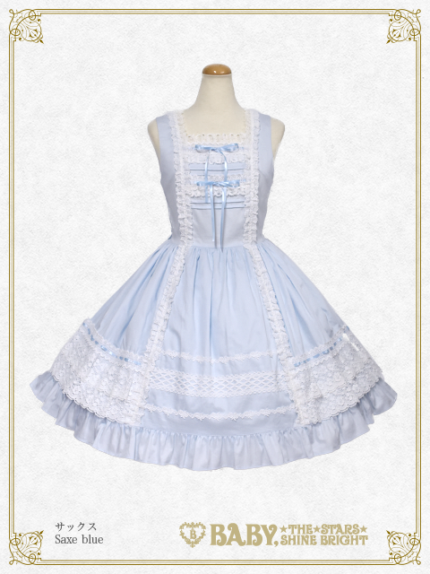 最終BABYクラシカルシリーズ レースフリルジャンパースカート 紺 タグ付 新品 BABYクラシカル | BABY, THE STARS SHINE BRIGHT