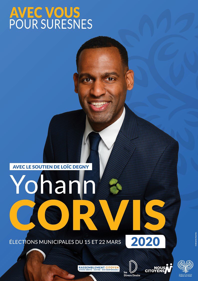 Voici l’affiche officielle de la campagne électorale des élections 🗳 municipales des 15 et 22 mars 2020 pour notre candidat Yohann Corvis et la liste Avec Vous Pour Suresnes.
Le 15 mars, appuyez sur la touche 5️⃣ !
#electionsmunicipales2020 #elections #suresnes #yohanncorvis