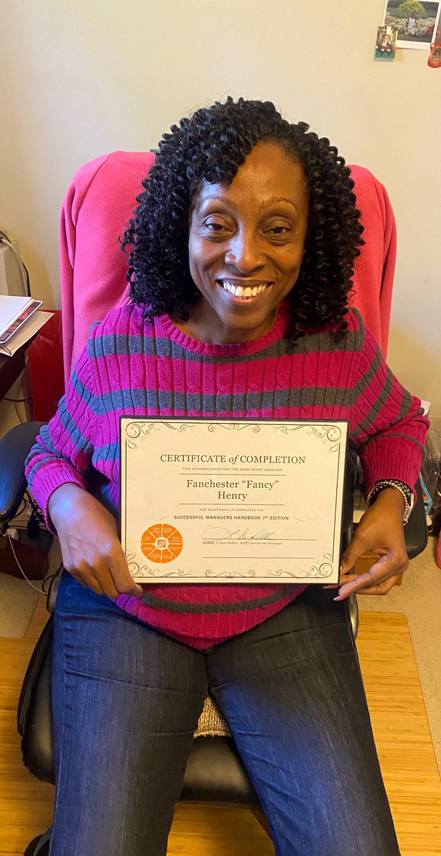 L’Erin M (@lerinm_thd) on Twitter photo At <a href="/HDISBSC/">Home Depot Branch Support Center</a> We had a group of associates form a book club to read The Successful Managers Handbook & I was asked to facilitate. We read a chapter a week & learned so much!! I am so proud of each of them for finishing!! Congratulations Janice, John, Tywanna & Fanchester!! At <a href="/HDISBSC/">Home Depot Branch Support Center</a> We had a group of associates form a book club to read The Successful Managers Handbook & I was asked to facilitate. We read a chapter a week & learned so much!! I am so proud of each of them for finishing!! Congratulations Janice, John, Tywanna & Fanchester!!
