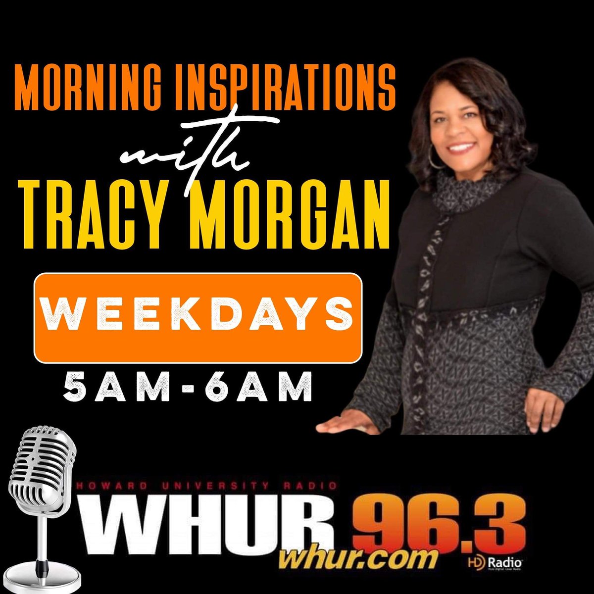 tracymonair's tweet photo. Join me tomorrow morning! #whur #dmvradio #onair https://t.co/g83jvHF9w3