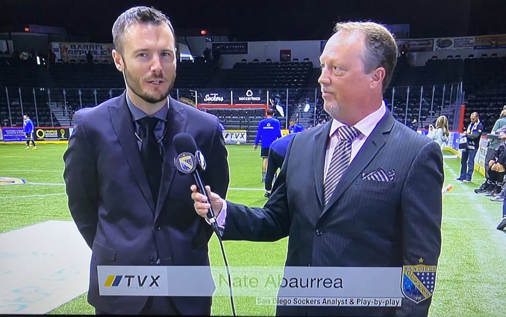 NateAbaurrea's tweet photo. Weekend Fรบtbol Microphone Hustle...
Part II... SD Sockers v. Tacoma Stars...
(Trailer Park Boys v. Boardwalk Empire)
LIVE now on #MASLTV โฝ๏ธ๐๐บ๐ https://t.co/2V1TxYGlfo