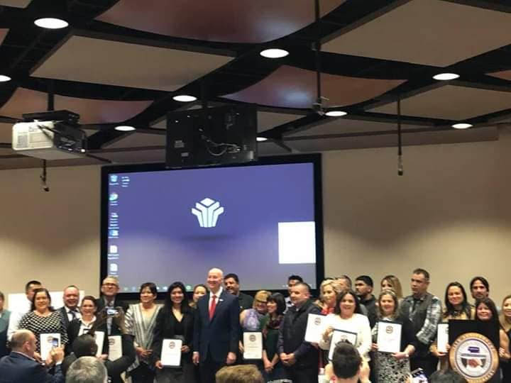 NeHisChamber's tweet photo. Happy Anniversary 15th Nebraska Hispanic Chamber of Commerce! Thanks Governor of Nebraska Pete Ricketts for your attendance and support
#NHCCQUINCEANERA https://t.co/ELSAWhHc7H