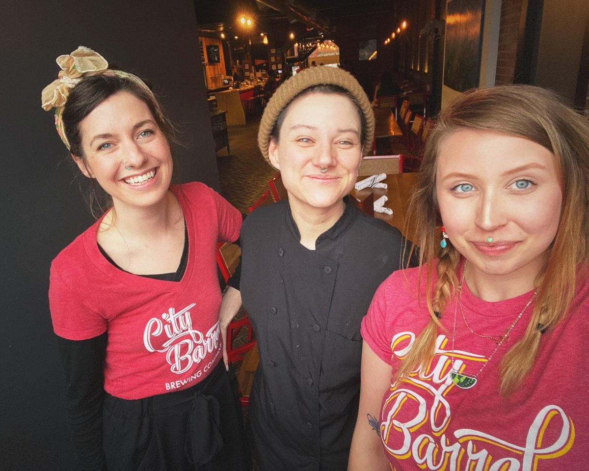 Happy International Women's Day! We're so lucky to have these awesome ladies working here at @citybarrel #WomensDay