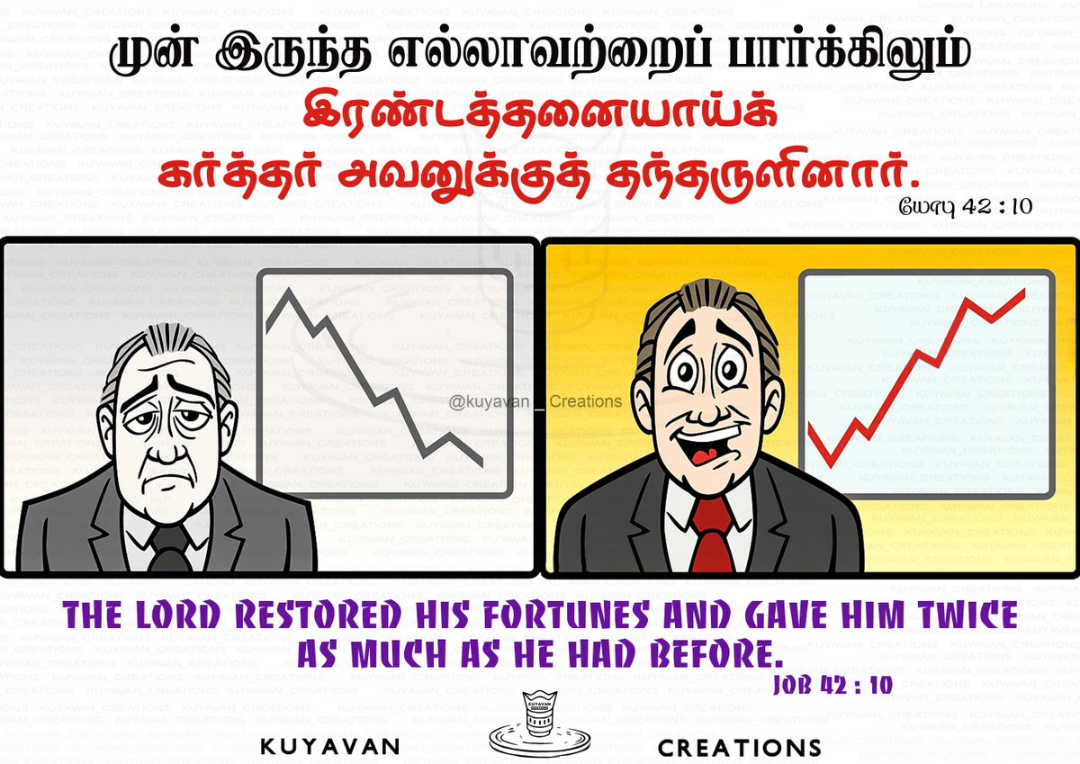 Kuyavancreation's tweet photo. .
.
#bless #blessing #happy #bussiness #business #man #power #bible #sad #increase #blessingmore #blessed #blessedbeyondmeasure #twice #tamilverse #verseofthedayπ #bibleverses #dailyverse #jesus #christ #verses #biblejournaling #kuyavan #kuyavan_creations #job #job4210 https://t.co/yTGM6rhywC