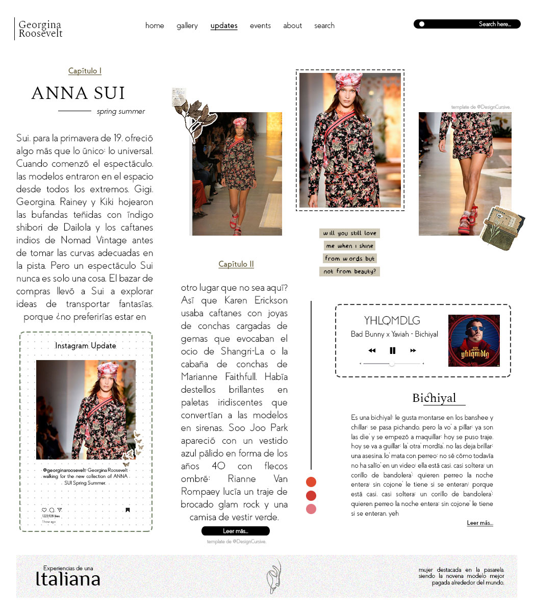lagrimaplateada's tweet photo. .
                                     𝗔𝗡𝗡𝗔 𝗦𝗨𝗜 𝗦𝗦
                                         𝖱𝗎𝗇𝗐𝖺𝗒

     Georgina Roosevelt desfilando para la firma ANNA SUI en su más reciente colección Spring Summer, durante la NYFW.
                            #NYFWRP #ANNASUIRP https://t.co/NcOjlBAqQ4