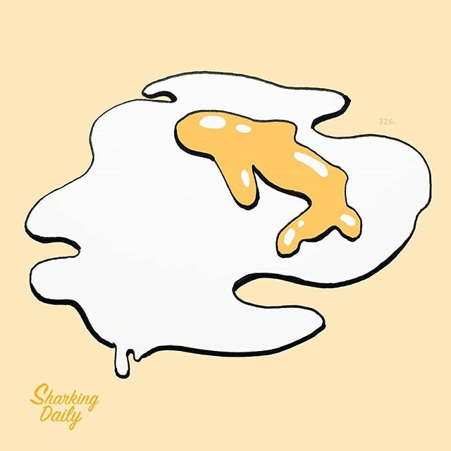 sharkingdaily's tweet photo. Day 326. I like my eggs Sharky 🍳
.
.
.
I'm drawing a shark every day for a year, thank you for following and supporting me 💙🙏 --------------------------------------------
#eggs #omelet #friedegg #sundaysesh #sundaymorning #goodvibes #lookingup #shark… https://t.co/Vo8KDiJzjO https://t.co/ANClZbMBN0
