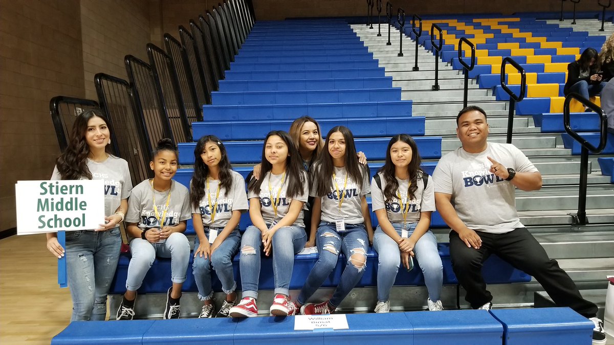 BeaUrenda's tweet photo. Very proud of our students for participating in Bakersfield Christian High School’s Knowledge Bowl.  Go Stiern!  #stiernsharks https://t.co/9R6atjUnWK