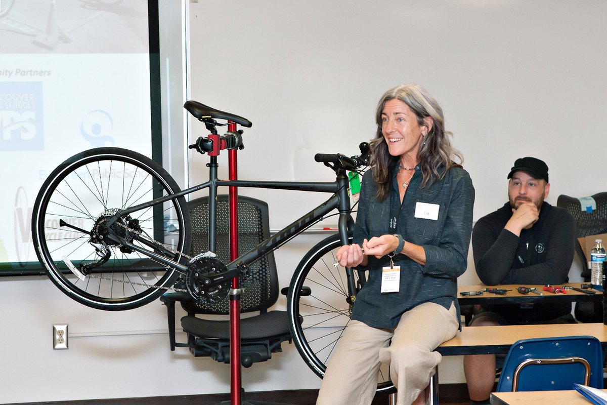 BikeClarkCounty's tweet photo. For International Women's Day, we'd like to give a shout out to Lisa. Currently Program Director for Bike Clark County, Lisa has been an integral part of this organization since its inception.

#internationalwomensday2020 #womenruntheworld #nationalwomensmonth https://t.co/cqqihAgDlR