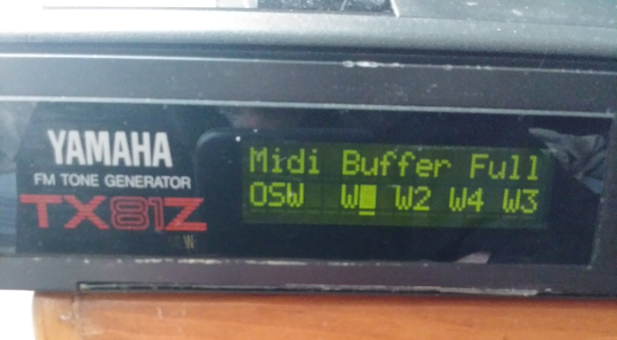 ioiflower's tweet image. So this happened #sysex #yamaha #fmsynthesis #midi