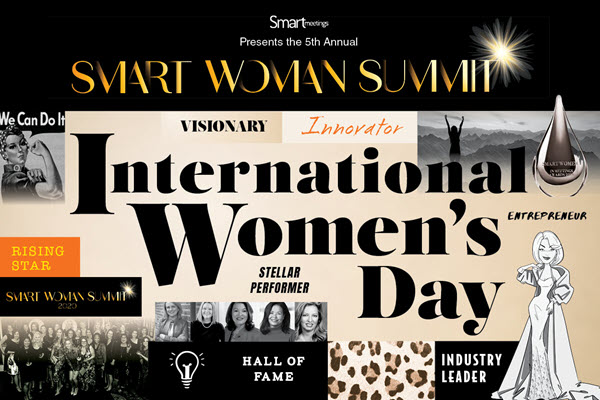 SmartMeetings's tweet photo. #HappyInternationalWomensDay! Smart Meetings recognizes the power and influence of female leaders on a daily basis through our magazine, website and, of course, our event experiences, including the 5th Annual Smart Woman Summit. Register below. #SWS20
https://t.co/N3mxuRBLzv https://t.co/inY76yEOrz