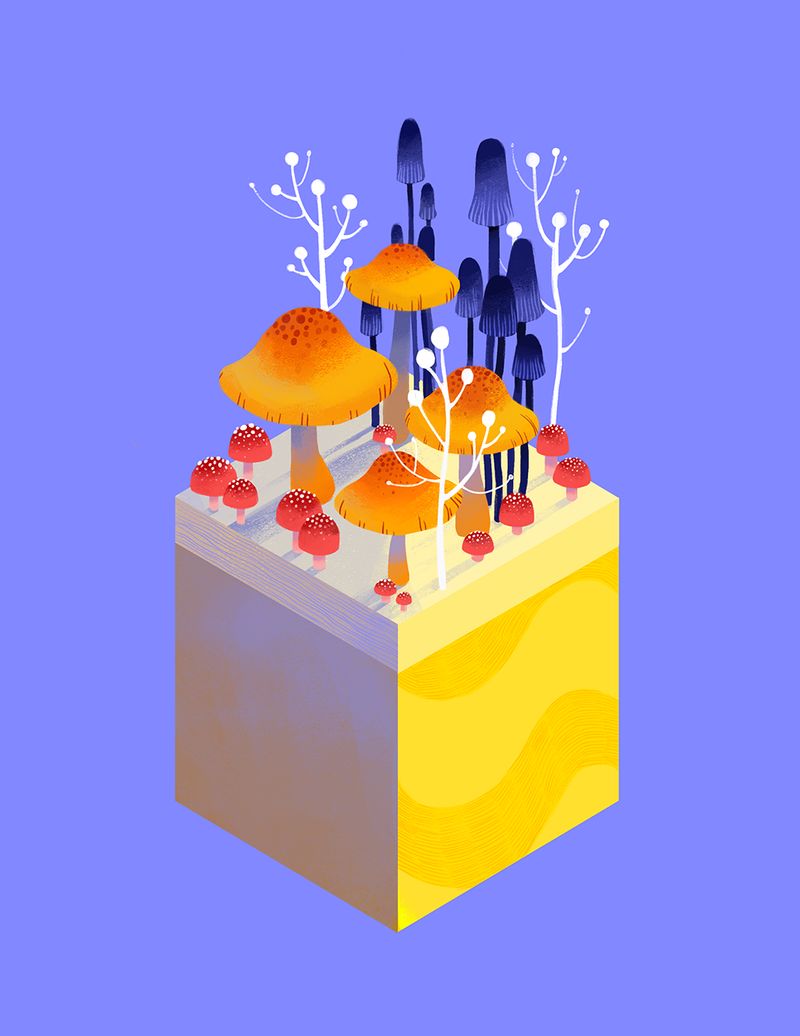 DeviantArt's tweet image. There is magic to a well-done isometric environmental cube.

Check out “Mushroom Frenzy” by Vannelee: bit.ly/2TO0USb 
#EnvironmentalDesign #IsometricArt #EnvironmentCube