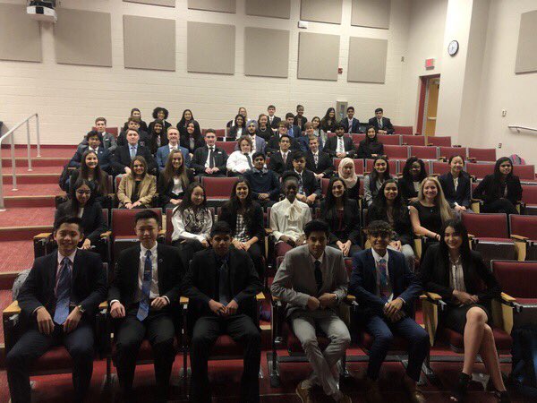LenapeDECA's tweet photo. Good work to those who competed at SCDC this past week. Special congrats to Jevon Torres, Jonathan Yao, Alexa Berry, and Gatik Gogia for qualifying for ICDC which will be held in Nashville Tennessee! #LenapeDECA #DECAElectric https://t.co/e783yy8cRB