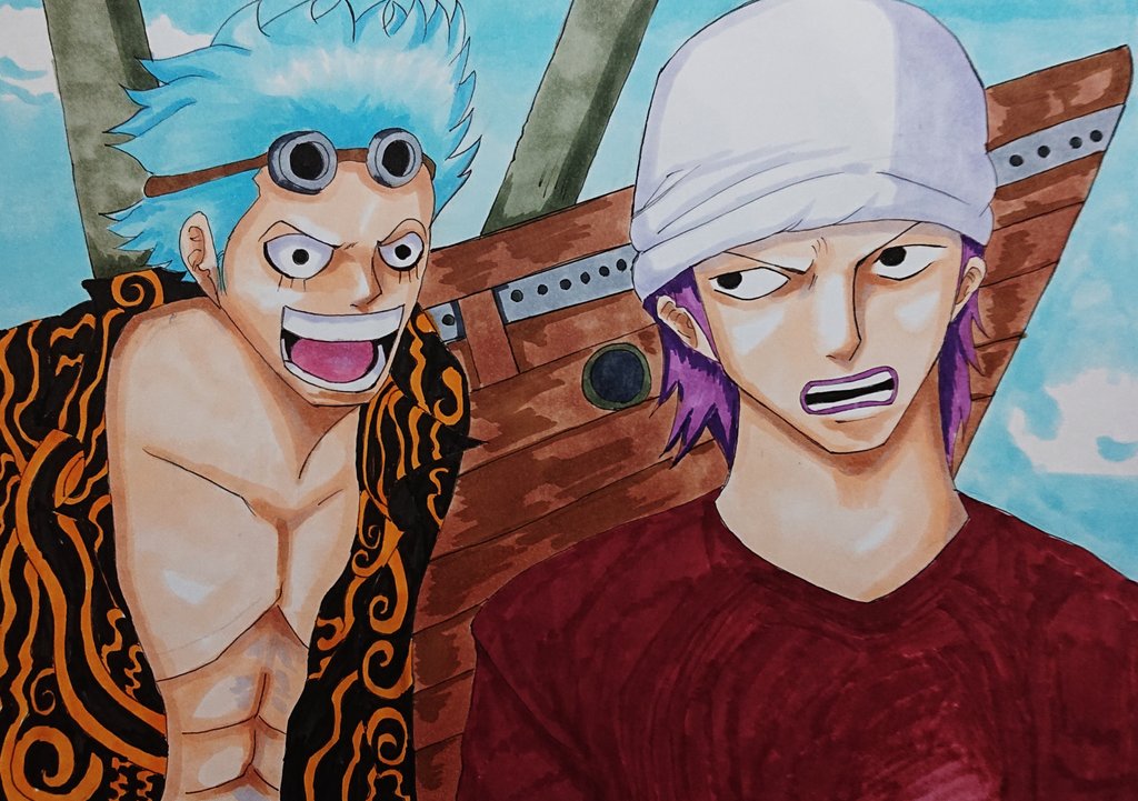 バンノッチ フランキー生誕祭 若かりしフランキー アイスバーグです おめでとー フランキー誕生祭 ワンピース イラスト T Co Yr1uwgnthz Twitter