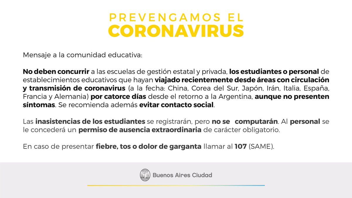 EducacionBA's tweet photo. INFORMACIÓN PARA LA COMUNIDAD EDUCATIVA https://t.co/lzmE9WLIXd