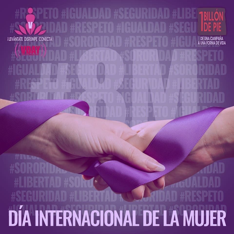 Manoella_Torres's tweet photo. Por un mundo donde todas podamos sonreír sin miedo. #8M #NiUnaMás #DíaInternacionalDeLaMujer #UnBillónDePie https://t.co/h6MAkf0B9y