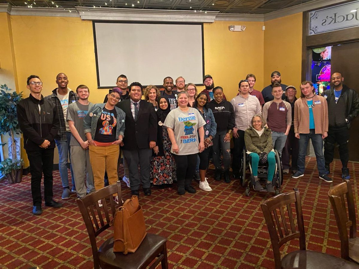 MDfor_Bernie's tweet photo. Our Maryland for Bernie Sanders Board Members and Delegate candidates for the Democratic National Convention gathered with a mission this evening! We will be doing everything we can to elect Bernie Sanders president vote early April 16 - April 23 or on election day April 28 #vote https://t.co/dcKhE1496H