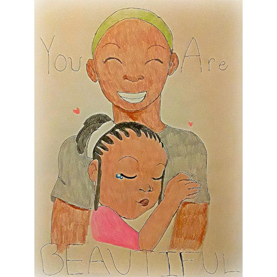 IAmCoachTwill's tweet photo. Celebrating one of our #CollegeForFree Scholars! After seeing the disheartening video clip about Ariyonna not believing she was pretty, she created this beautiful masterpiece for Ariyonna. It just warmed my heart and made me proud π€©ππ₯° #ArtworkForAriyonna Great job Kaitlin!! https://t.co/iTKDCbef54
