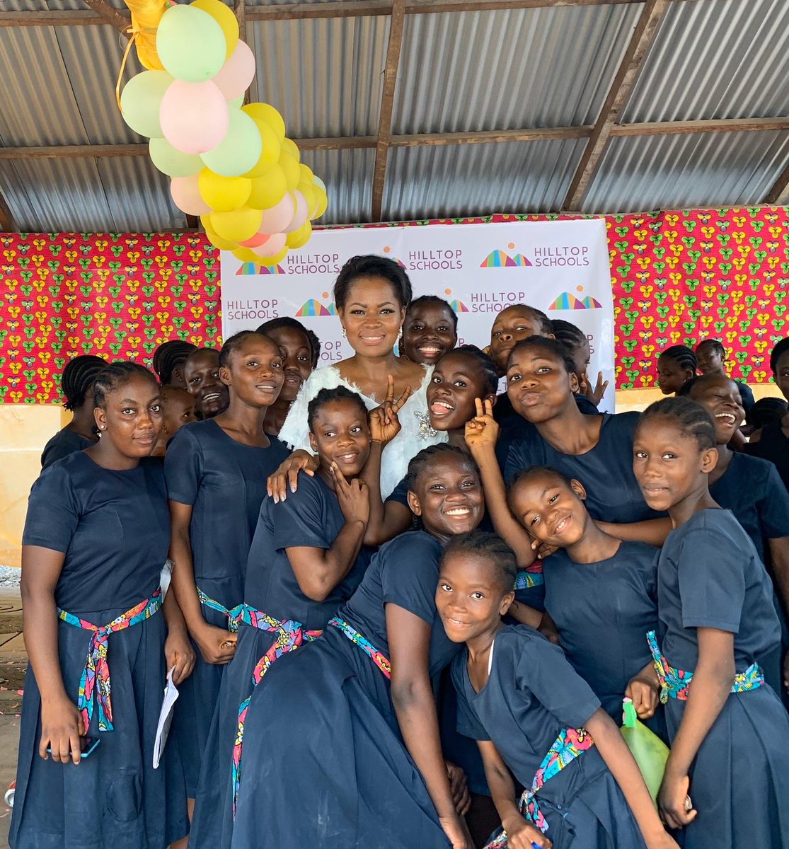 FOMacDella's tweet photo. For Women's month 2020: MacDella Cooper visits the Hilltop Schools in Monrovia, #Liberia. It is important and crucial to maintain education programs and give youth the opportunity for quality education. @hilltopschoolsinc #macdellacooperfoundation #WomensHistoryMonth https://t.co/6uefbJdkUt