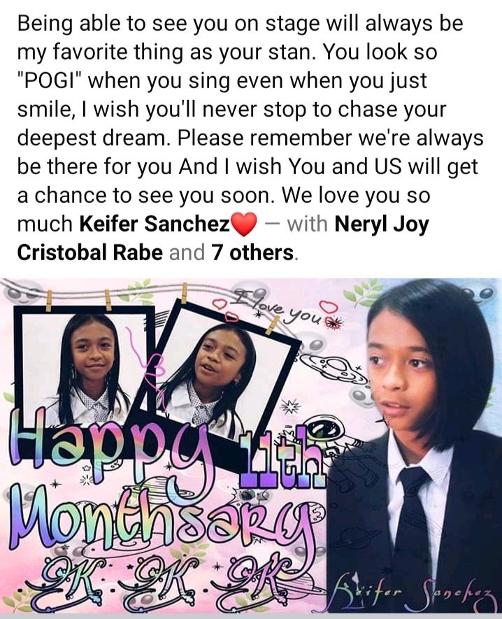 ligangeorgette's tweet photo. HAPPY 11TH MONTHSARY TEAM KKK!!!!We love you so much mylove @KeiferSanchez_

@DimpledSanchez
@KKKAliensOnly
@MayPoyEver
@franczesca18
@alienssarereal
@NerylRabe
@Keiferlovers10
@kkk_ahhtalagarr
@roseforpoy

#WeMissYouKeiferSanchez https://t.co/XRqnbFq4Wi