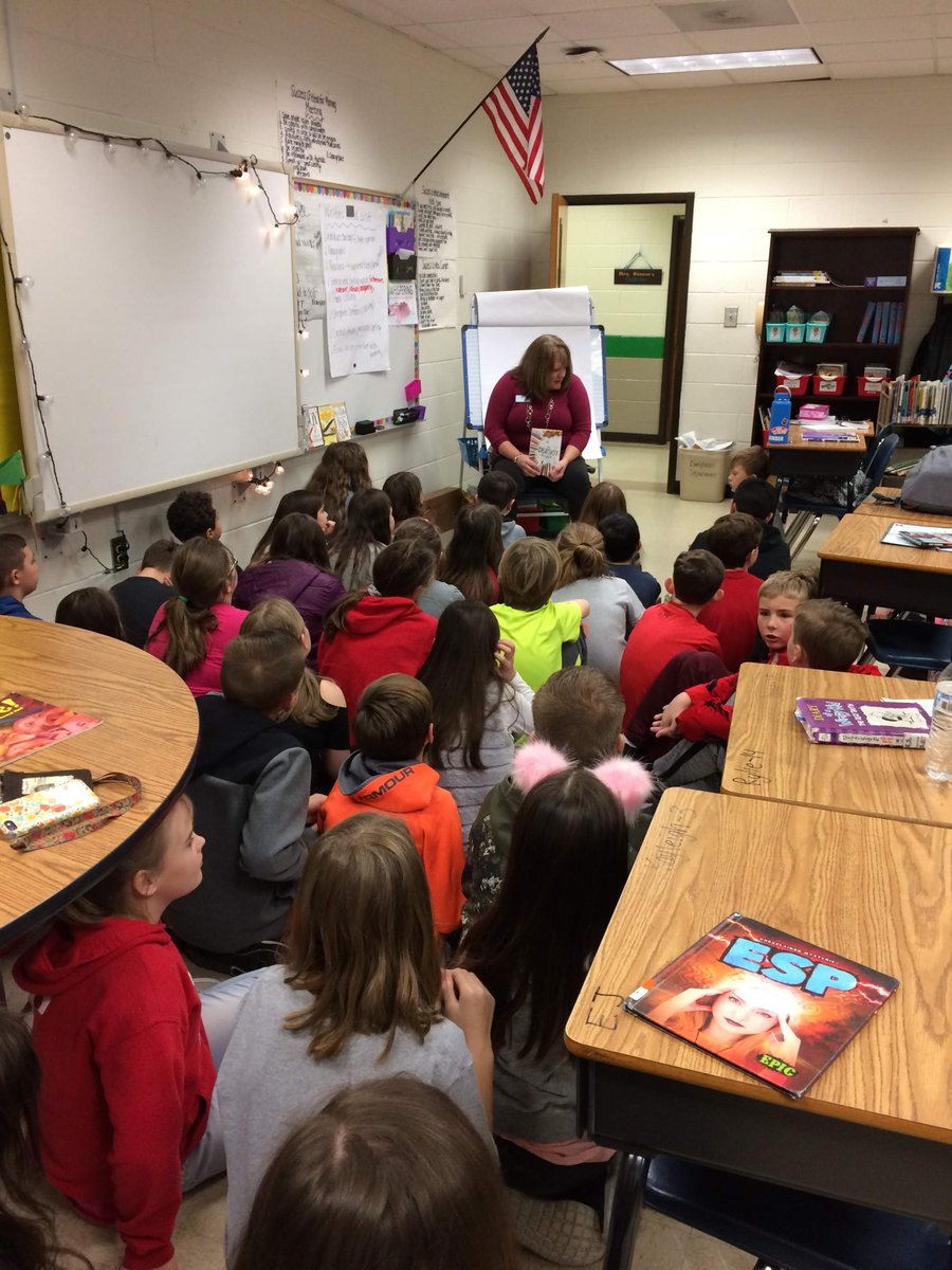 Thank you <a href="/SarahKessel1/">Sarah Kessel</a> for reading and gifting "The Creativity Project" to our 4th graders. They LOVED the stories you shared!!  #gettingwarriorready #cougarnation 
<a href="/claytoncougars/">Clayton Elementary</a> <a href="/cherokeeschools/">Cherokee Co. Schools</a>
  #CCSDReadingRocks2020