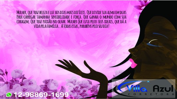 CorretoraVilla's tweet photo. Parabéns a todas as Mulheres 
https://t.co/ob3ah8TvDC
#SeguroMulher #villaazulcorretora #MulherSegura https://t.co/fs8rzXUsBx