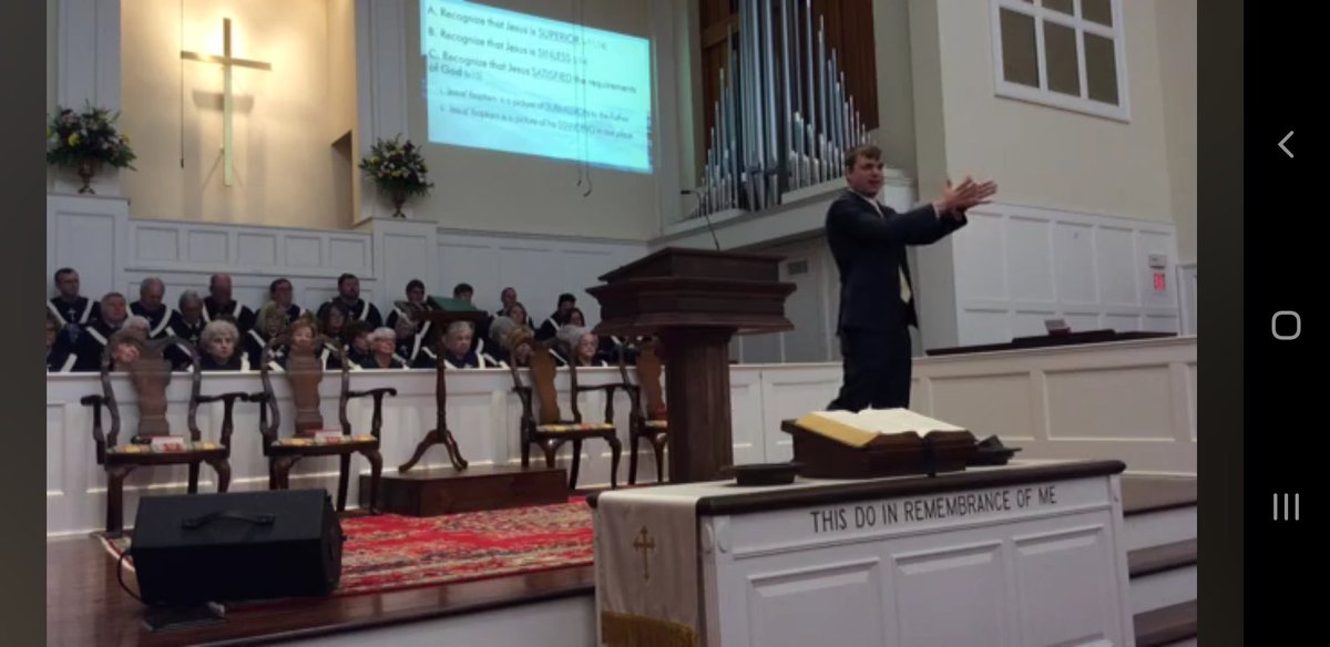 mattpeek's tweet photo. Great day at FBC Moultrie today! Not only did we study baptism, but we celebrated it together as a dad baptized his son after leading him to the Lord.

So thankful for what God is doing in our midst! To him be the glory! https://t.co/nL7oz0U2TP