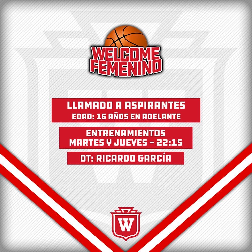 cawelcomeuy's tweet photo. 👉🏻En este día tan importante, les traemos esta hermosa noticia para todo el Club. 
Welcome se suma al basket femenino⛹🏻‍♀️! 
👉🏻Si te interesa participar, comunicate con nosotros a través de cualquiera de nuestras redes sociales 📲
#WelcomeCrece🇦🇹
#ElNuevoWelcome🇦🇹 https://t.co/psCMahRaoM