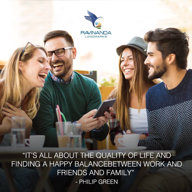 “It’s all about the quality of life and finding a happy balance between work and friends and family.” –Philip Green
#RavinandaLandmarks #Pune #RealEstate #Homes