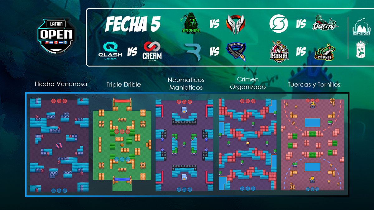 Estamos en directo con la Fecha 5 de la <a href="/Open_Latam/">Open Innovation Latam</a> 

Los enfrentamientos de hoy son:

@Cream_AcademyGG vs <a href="/TeamQLASH/">not QLASH</a> LATAM
<a href="/RysixGG/">Rysix Gaming</a> vs #TroublesomeCondors
#KingsRevolutions vs <a href="/TicosStars/">Ticos Stars</a> 

Pasen a disfrutar los enfrentamientos!!

youtu.be/44dNo3wuIZI