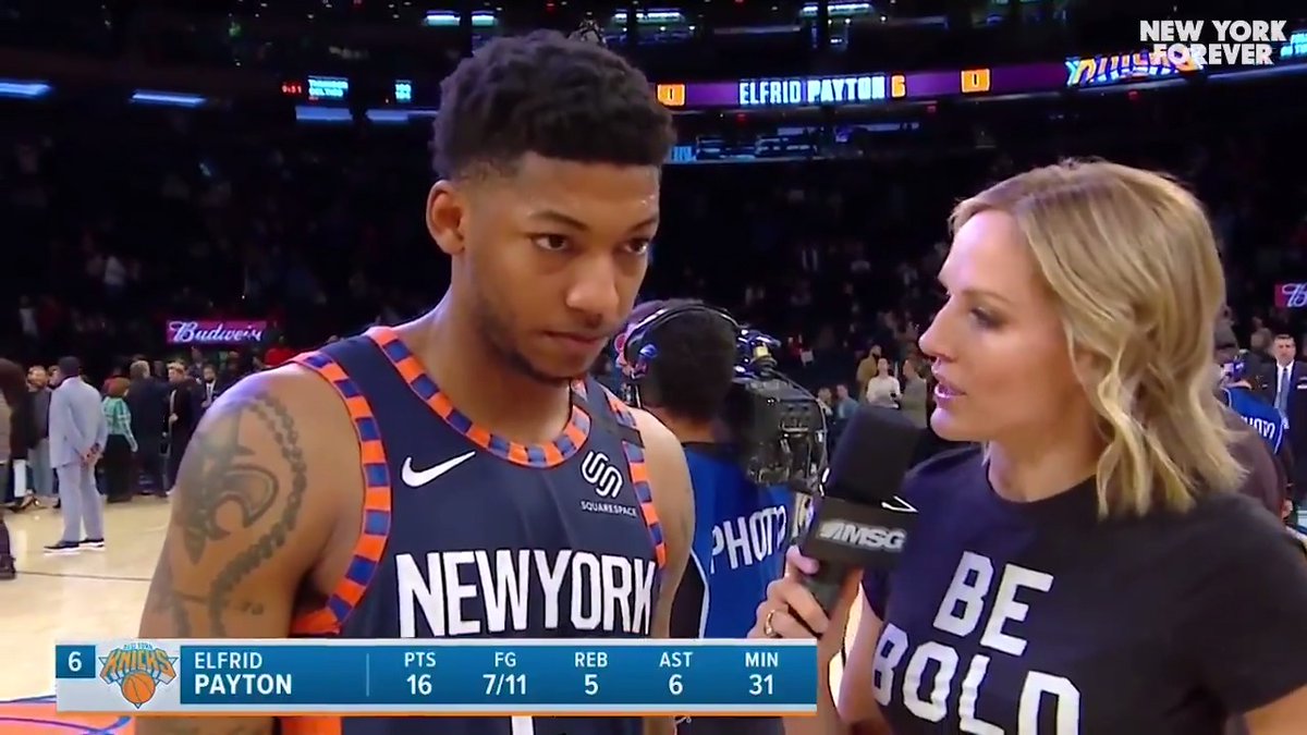 Pistons at Knicks / Twitter