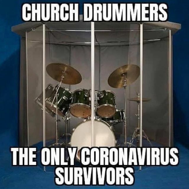Churches: protecting drummers from Coronavirus since 2020.
.
.
If you have ever talked drums with me you know I despise these things, but alas they do have one advantage...
.
.
#drummer #worshipdrummer #drummerproblems #drums #worship #snare ift.tt/2VUiIxx