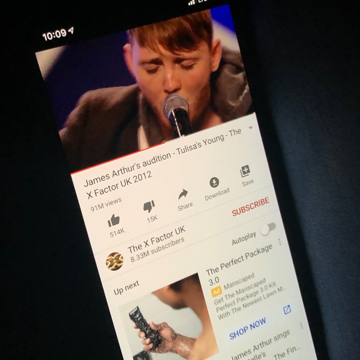 M_Reneea's tweet photo. What do you do on 7 and a half hour drive? Listen to @JamesArthur23 journey on @TheXFactor (again!) 

Fan from the jump. 🖤
#jamesarthur #you https://t.co/vffO6bjadn