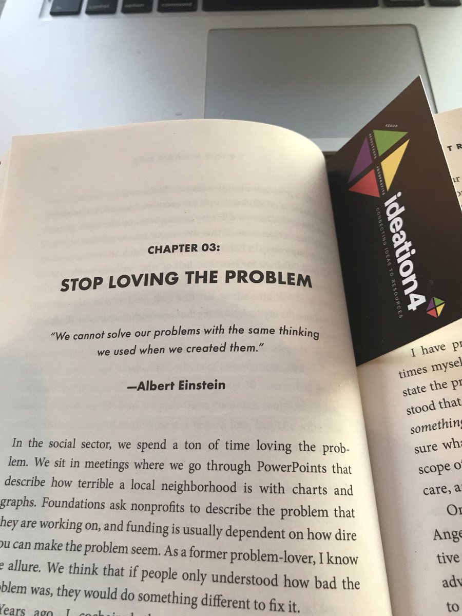 ideation4_sjc's tweet photo. 4Good...
โStop Loving The Problem!โ
@TristaHarris
In philanthropy and other sectors like education we need to head these wise words.
Get @TristaHarris book today!
More Info: https://t.co/KFlqnfTntn
#FutureGood #4Good #ideation4 https://t.co/PC9JHgbV2C