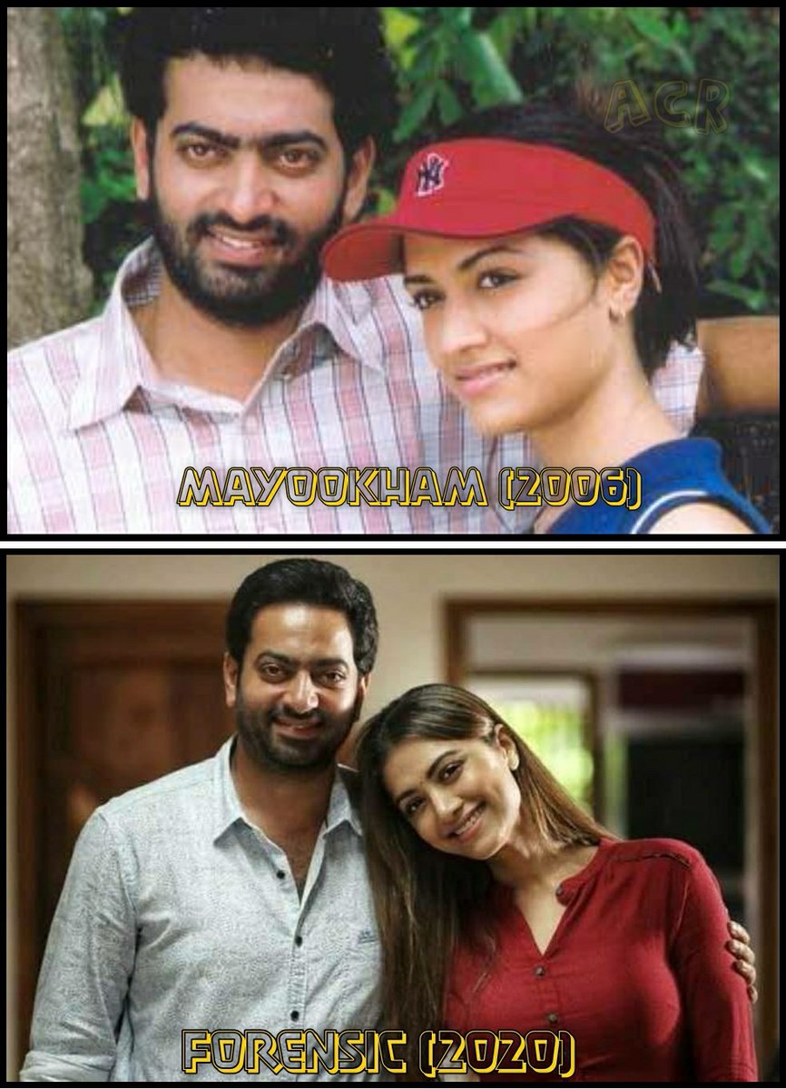 aash_tvm's tweet photo. Happy to see @actorAnirudh & @mamtamohan as pair again after 15 years in #Forensic.
Both debuted in 2006 movie #Mayookham. https://t.co/7e1fj0FPuZ